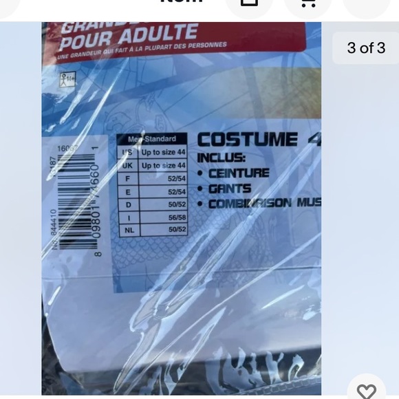 Marvel Punisher Muscle Adult Costume Standard Size - Brand New- Halloween - Picture 3 of 3